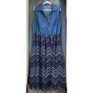 speed control denim dress Women's Denim Dress Speed Control L (12-14)
